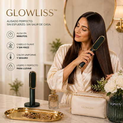 GLOWLISS™-Cepillo Eléctrico Anti Frizz