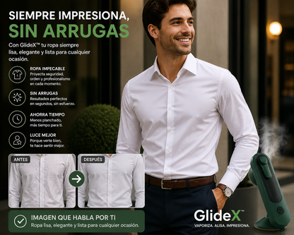 GlideX™-MINI PLANCHA DE ROPA A VAPOR
