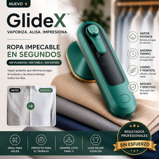 GlideX™-MINI PLANCHA DE ROPA A VAPOR