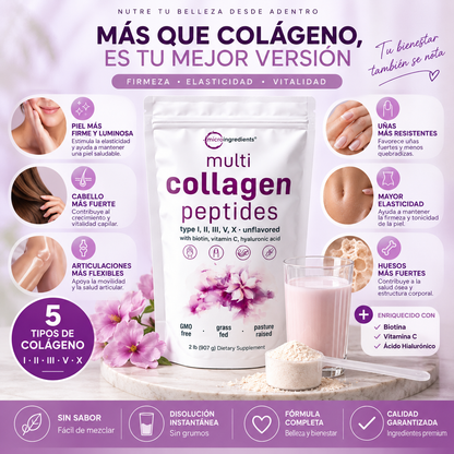 Multi Collagen Peptides™ | Belleza y Bienestar Desde Adentro