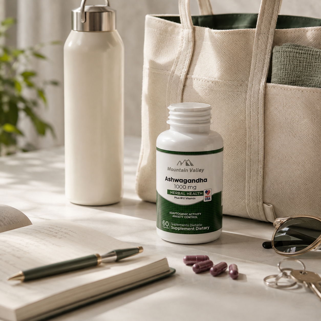 ZenBalance™ – Ashwagandha + B12 para tu Rutina de Bienestar