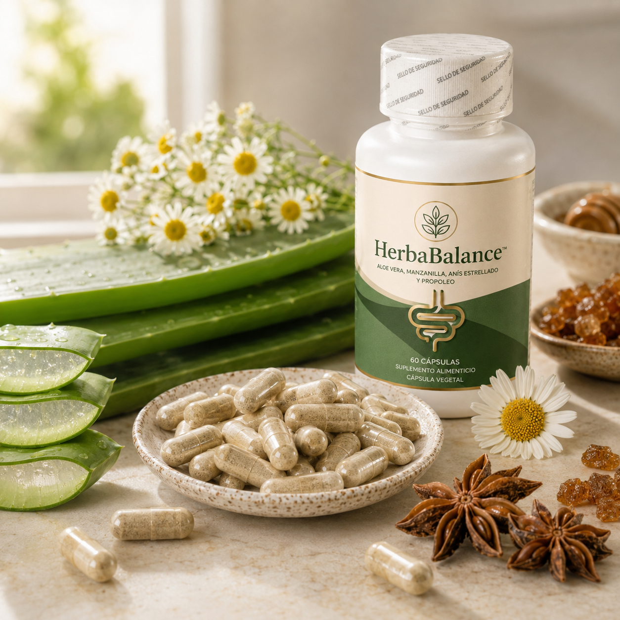HerbaBalance™ | Complejo Herbal de Bienestar Diario – 60 Cápsulas