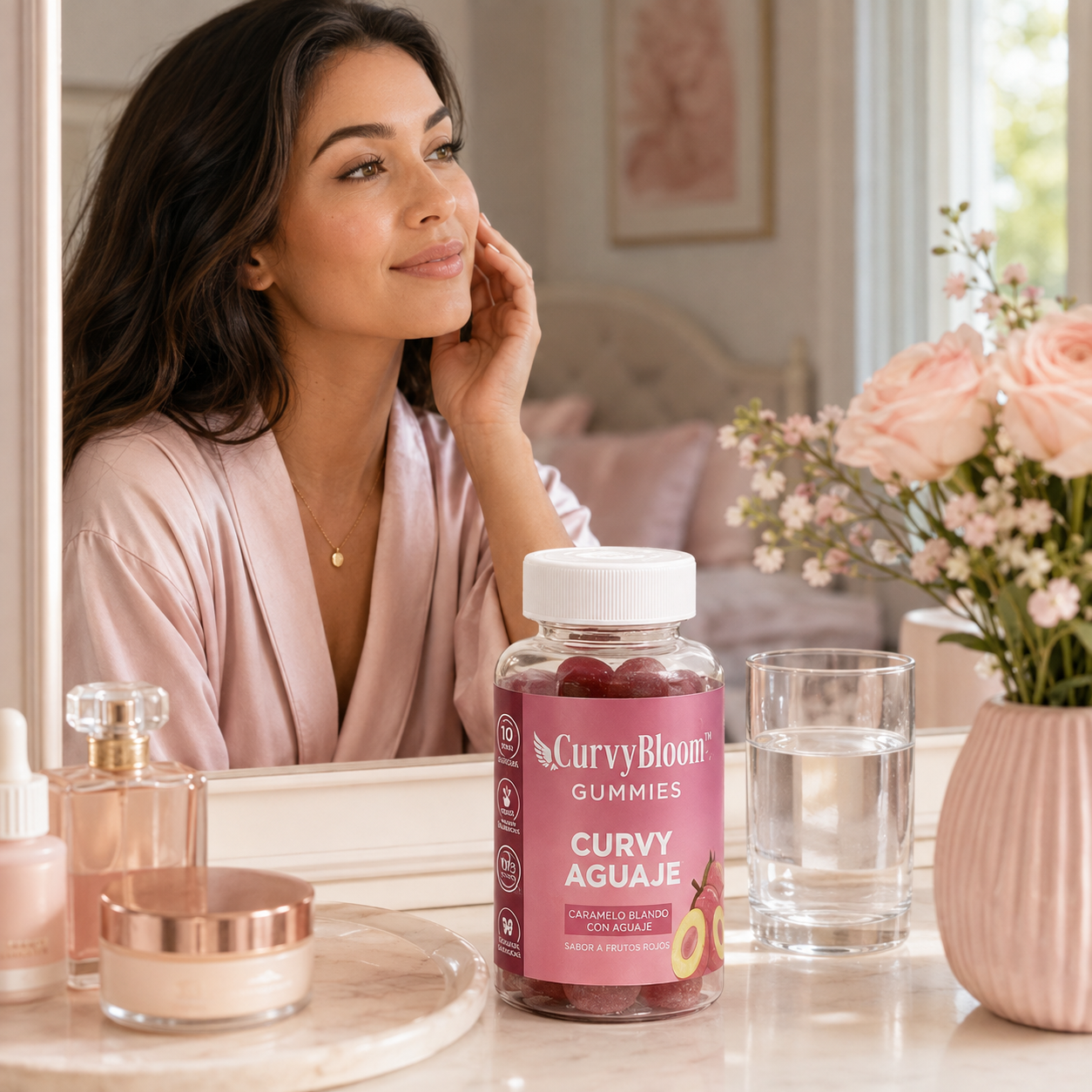 CurvyBloom™ Gummies con Fitoestrógenos | Siéntete Más Tú Cada Día