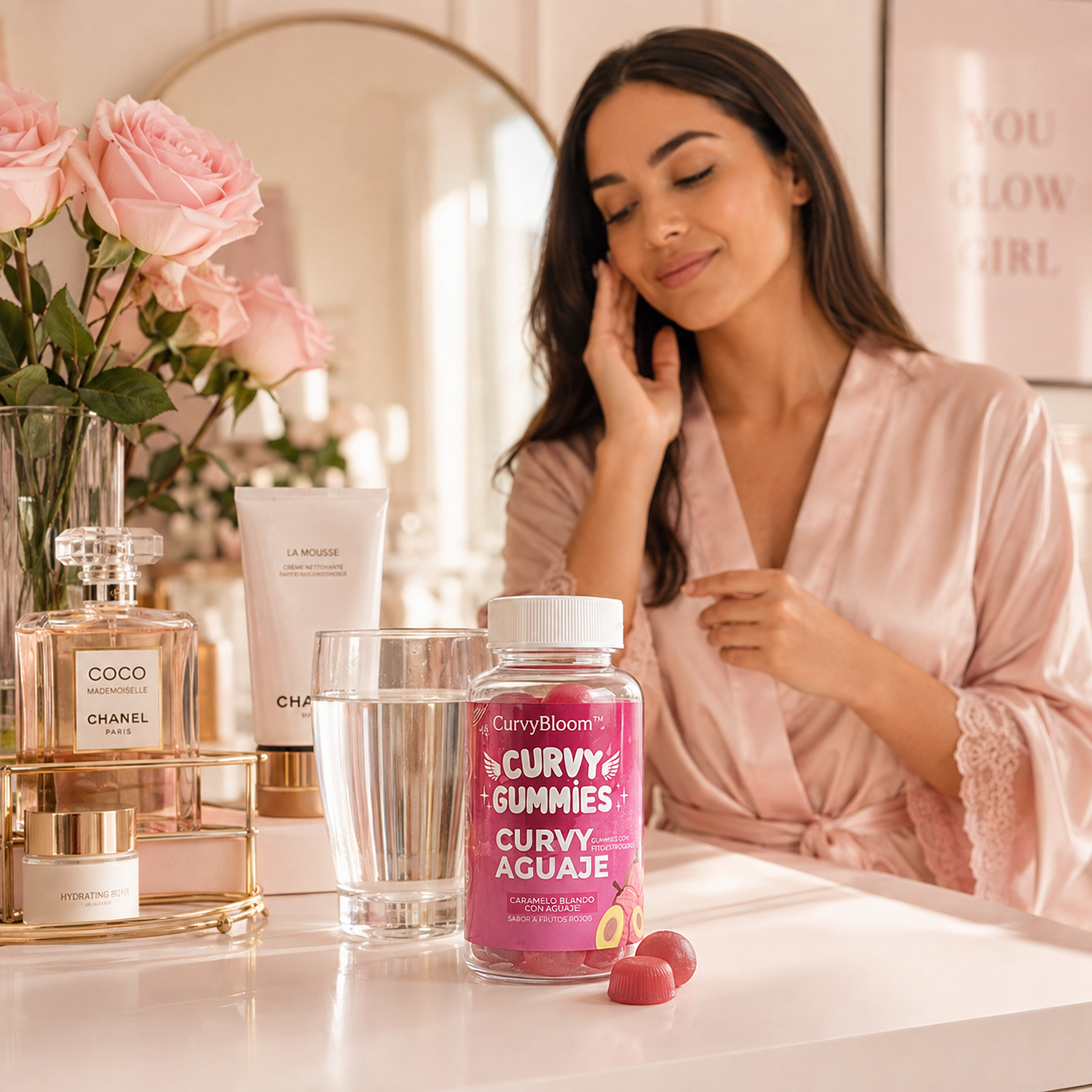 CurvyBloom™ Gummies con Fitoestrógenos | Siéntete Más Tú Cada Día