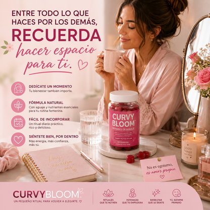 CurvyBloom™ Gummies con Fitoestrógenos | Siéntete Más Tú Cada Día
