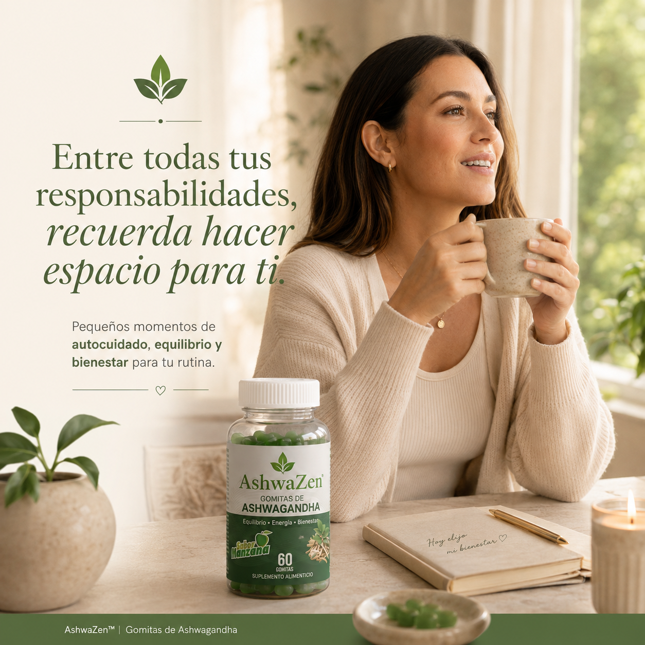 AshwaZen™ | Gomitas de Ashwagandha para tu Equilibrio y Bienestar Diario