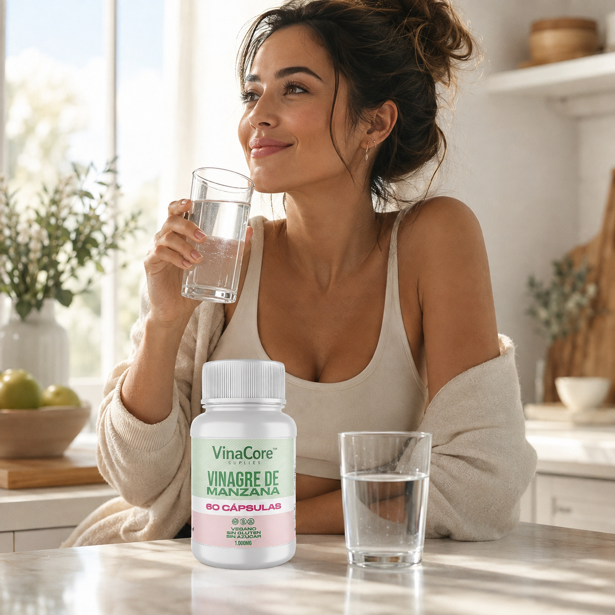 VinaCore™ | Vinagre de Manzana 60 Caps