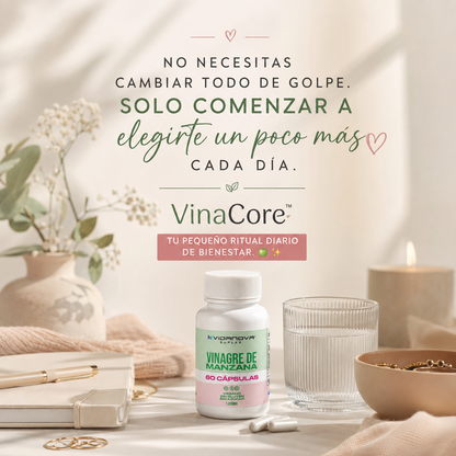 VinaCore™ | Vinagre de Manzana 60 Caps