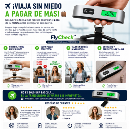FlyCheck™-Báscula Balanza Digital