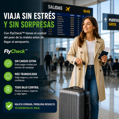 FlyCheck™-Báscula Balanza Digital