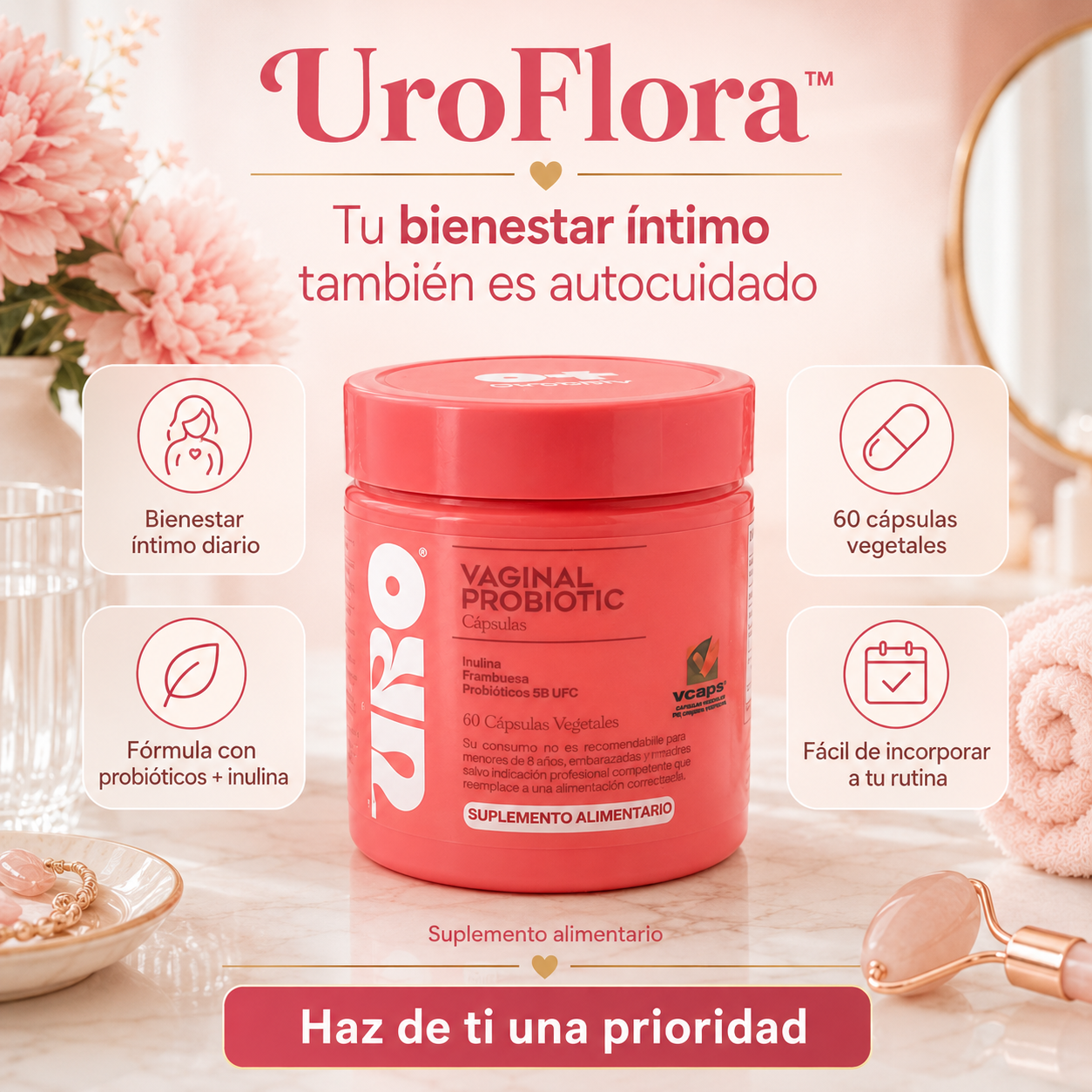 UroFlora™ | Equilibrio Íntimo y Bienestar Femenino Desde Adentro